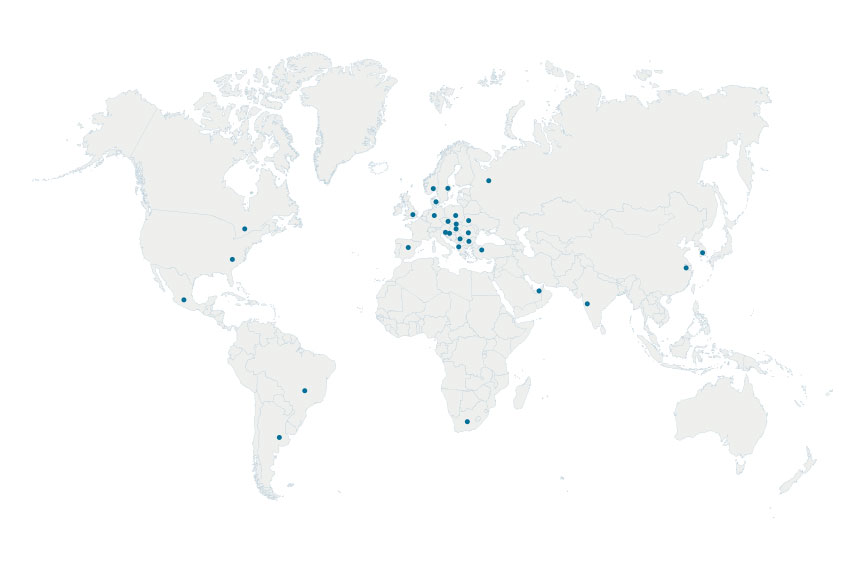 GMA Global Marketing Architecture - Mappa dove operiamo